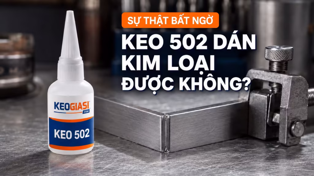 Keo 502 Dán Kim Loại: Giải Đáp Độ Bền, Hướng Dẫn & Các Loại Keo Thay Thế Tốt Nhất