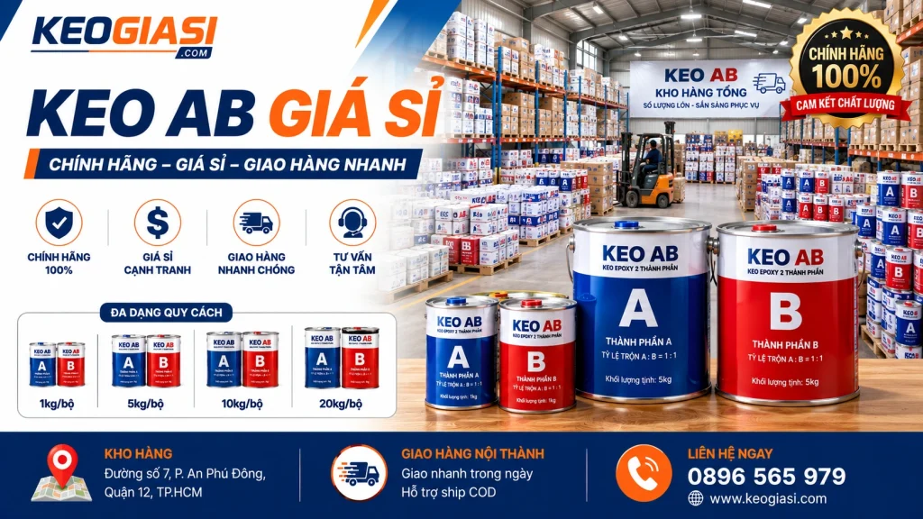 Keo AB TPHCM: Nguồn Hàng Giá Sỉ & Top Nhà Phân Phối Uy Tín 2026